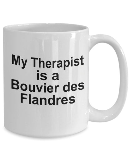 Bouvier des Flandres Dog Therapist Mug - Mallard Moon Gift Shop