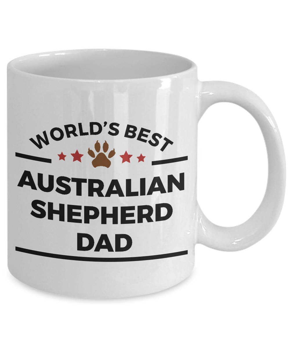 Australian Shepherd Dog Dad Mug - Mallard Moon Gift Shop