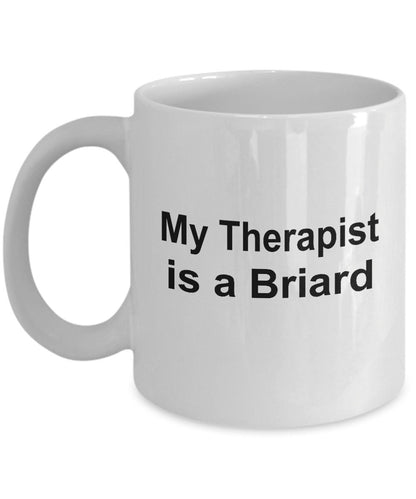 Briard Dog Therapist Mug - Mallard Moon Gift Shop