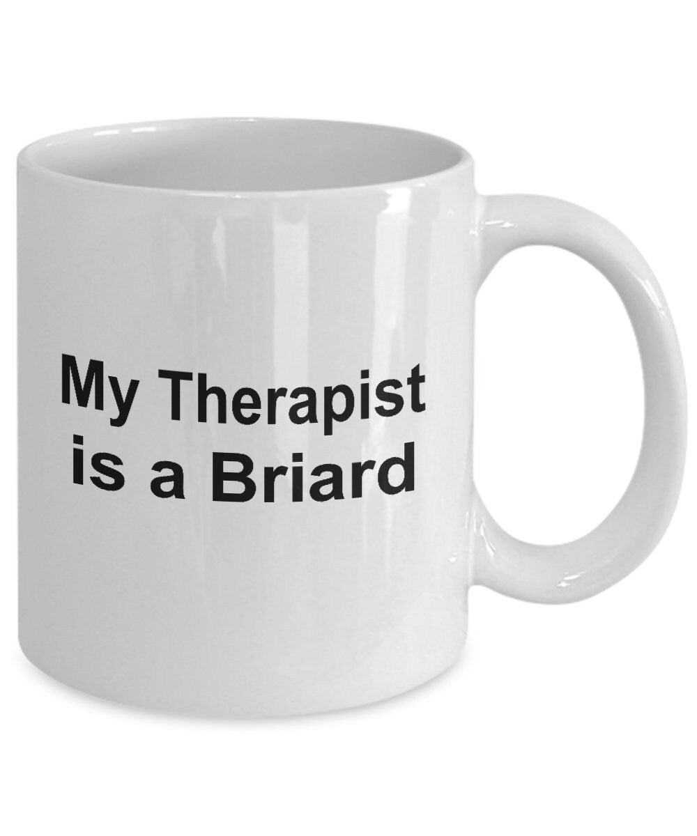 Briard Dog Therapist Mug - Mallard Moon Gift Shop