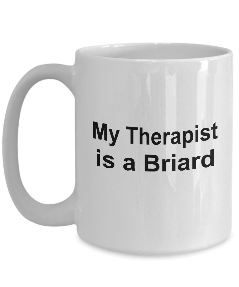 Briard Dog Therapist Mug - Mallard Moon Gift Shop