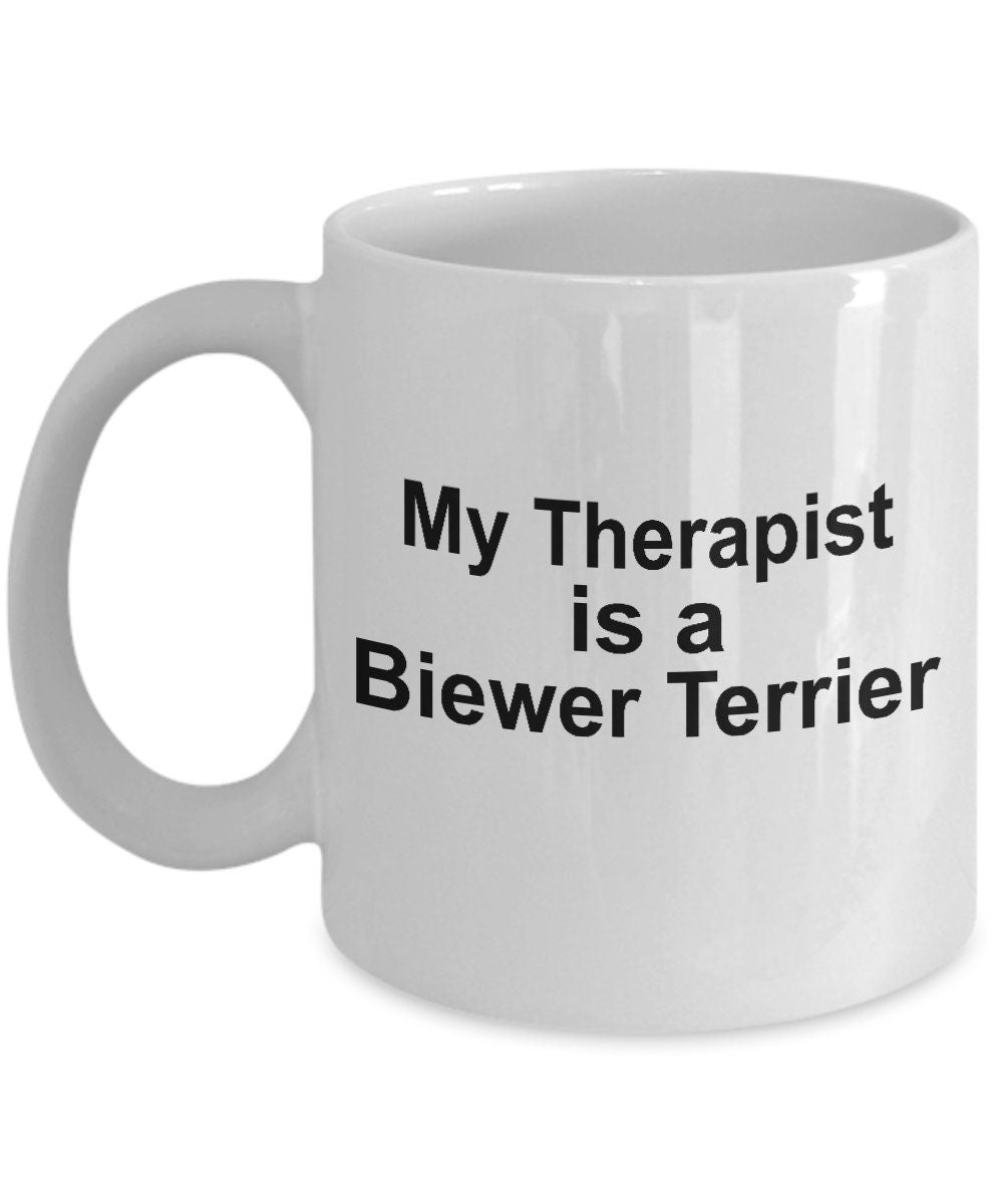 Biewer Terrier Dog Therapist Mug - Mallard Moon Gift Shop