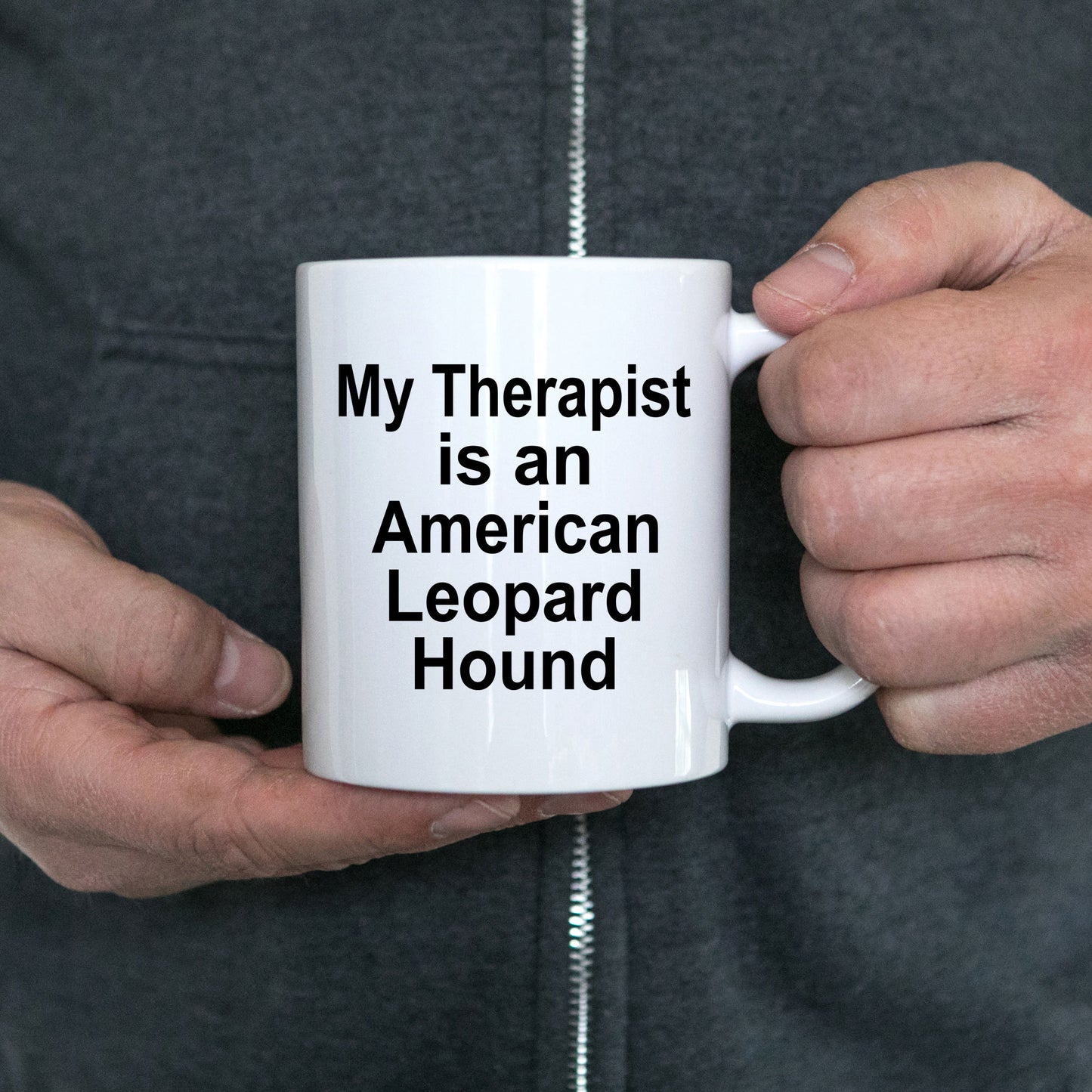 American Leopard Hound Dog Therapist Mug - Mallard Moon Gift Shop