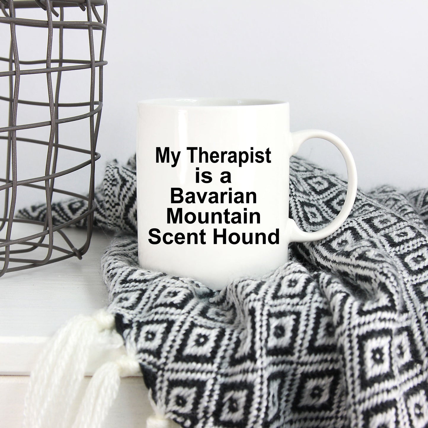 Bavarian Mountain Scent Hound Dog Therapist Mug - Mallard Moon Gift Shop