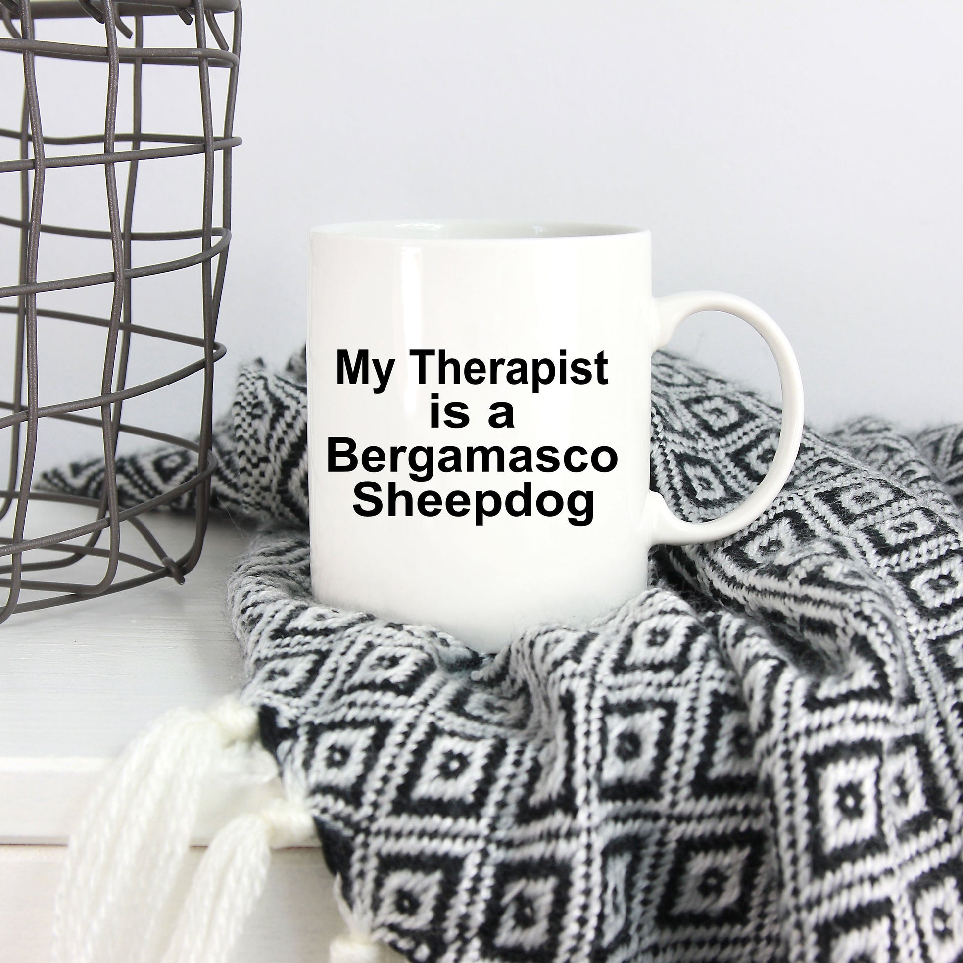 Bergamasco Sheepdog Therapist Mug - Mallard Moon Gift Shop