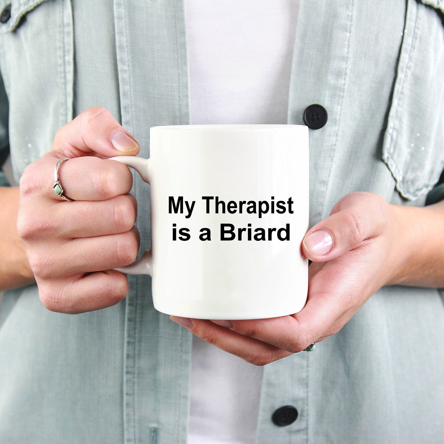 Briard Dog Therapist Mug - Mallard Moon Gift Shop