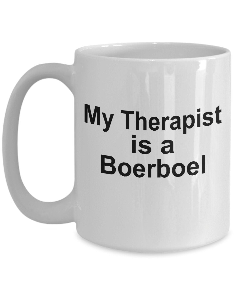 Boerboel Dog Therapist Mug - Mallard Moon Gift Shop