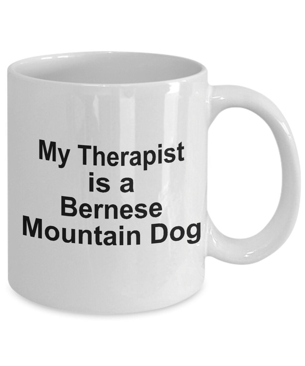 Bernese Mountain Dog Therapist Coffee Mug - Mallard Moon Gift Shop