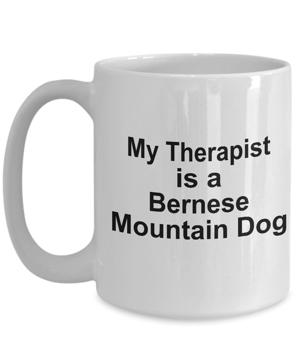 Bernese Mountain Dog Therapist Coffee Mug - Mallard Moon Gift Shop