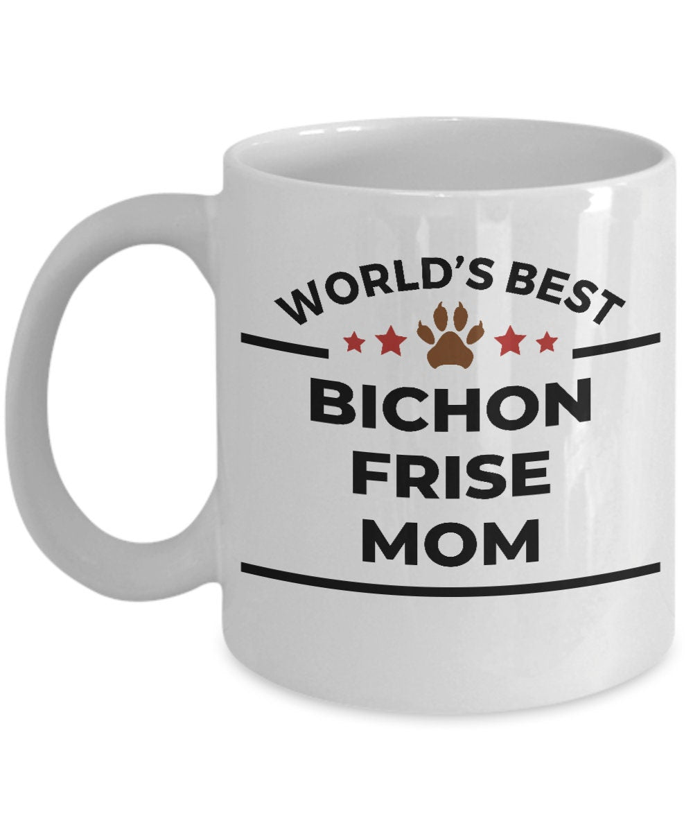 Bichon Frise Dog Mom Coffee Mug - Mallard Moon Gift Shop