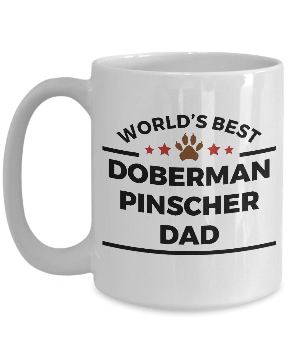Doberman Pinscher Dog Dad Mug - Mallard Moon Gift Shop