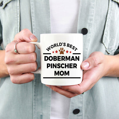 Doberman Pinscher Dog Mom Custom Ceramic Coffee Mug personalized - Mallard Moon Gift Shop