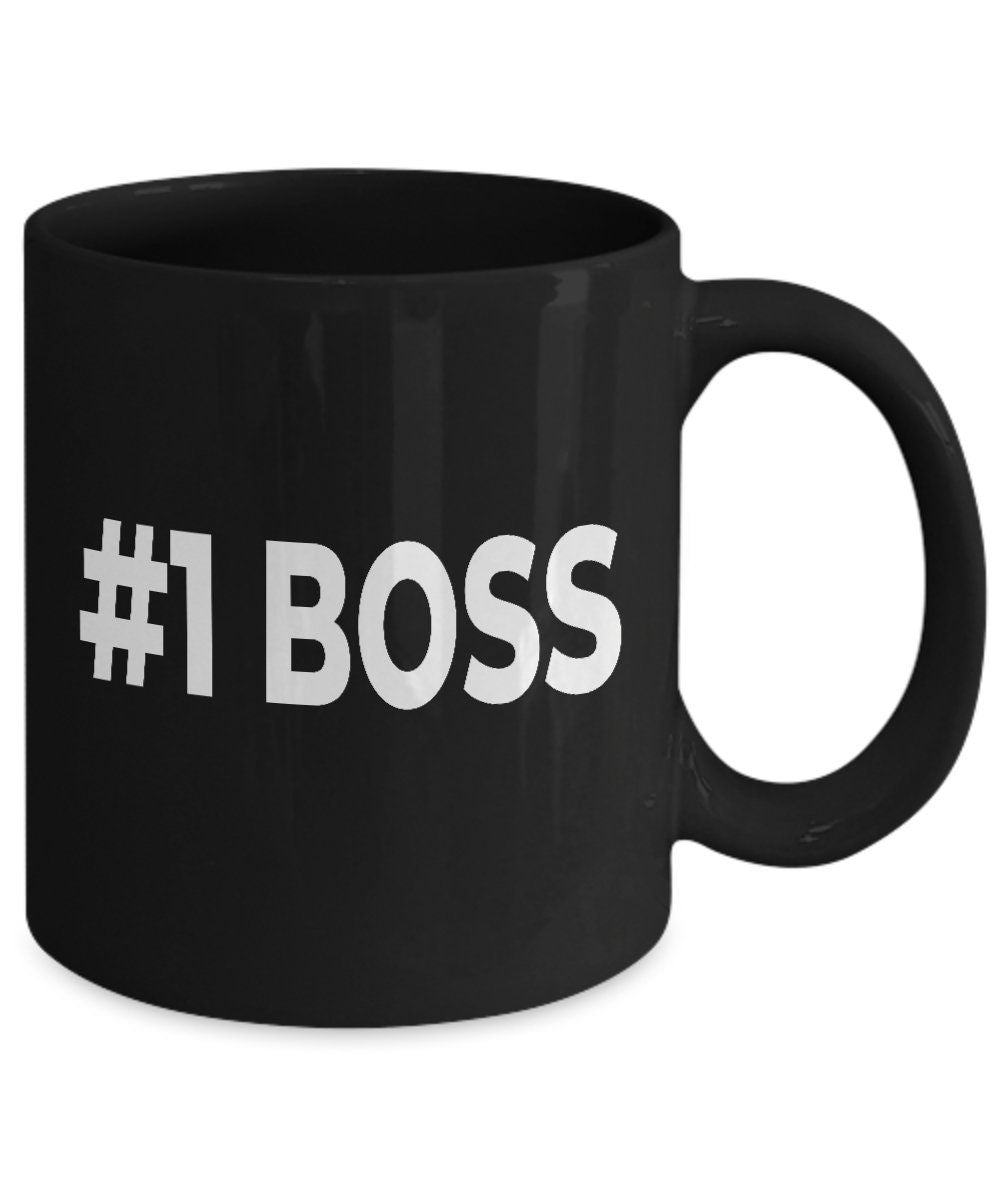 Boss Black Coffee Mug - Mallard Moon Gift Shop