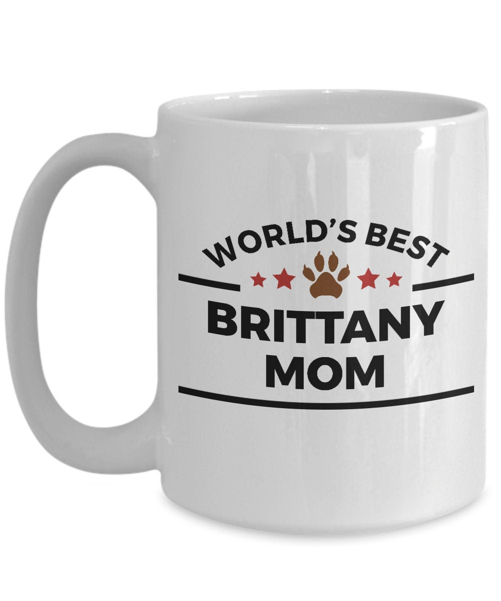 Brittany Spaniel Dog Mom Mug - Mallard Moon Gift Shop