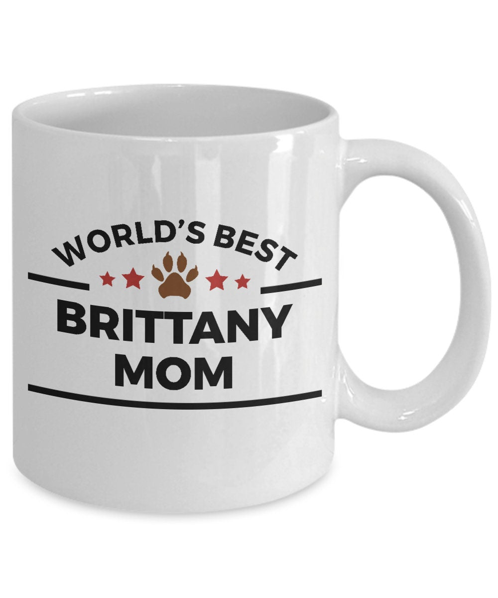Brittany Spaniel Dog Mom Mug - Mallard Moon Gift Shop