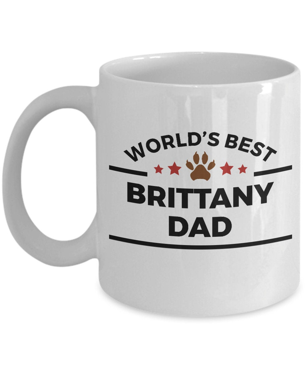 Brittany Spaniel Dog Dad Mug - Mallard Moon Gift Shop