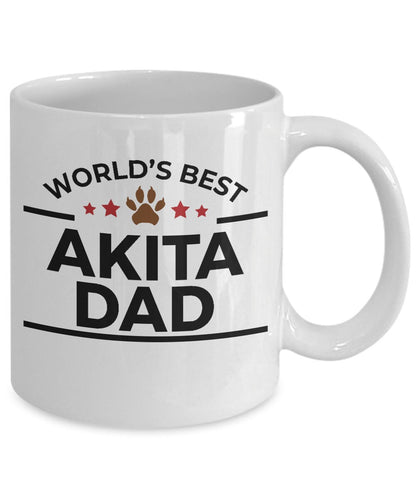 Akita Dog Dad Coffee Mug - Mallard Moon Gift Shop