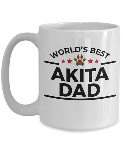 Akita Dog Dad Coffee Mug - Mallard Moon Gift Shop