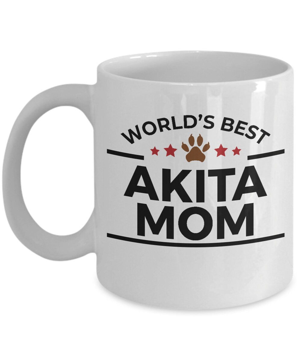 Akita Dog Mom Coffee Mug - Mallard Moon Gift Shop