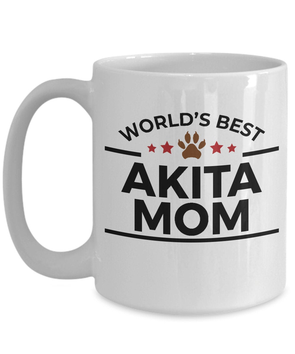 Akita Dog Mom Coffee Mug - Mallard Moon Gift Shop