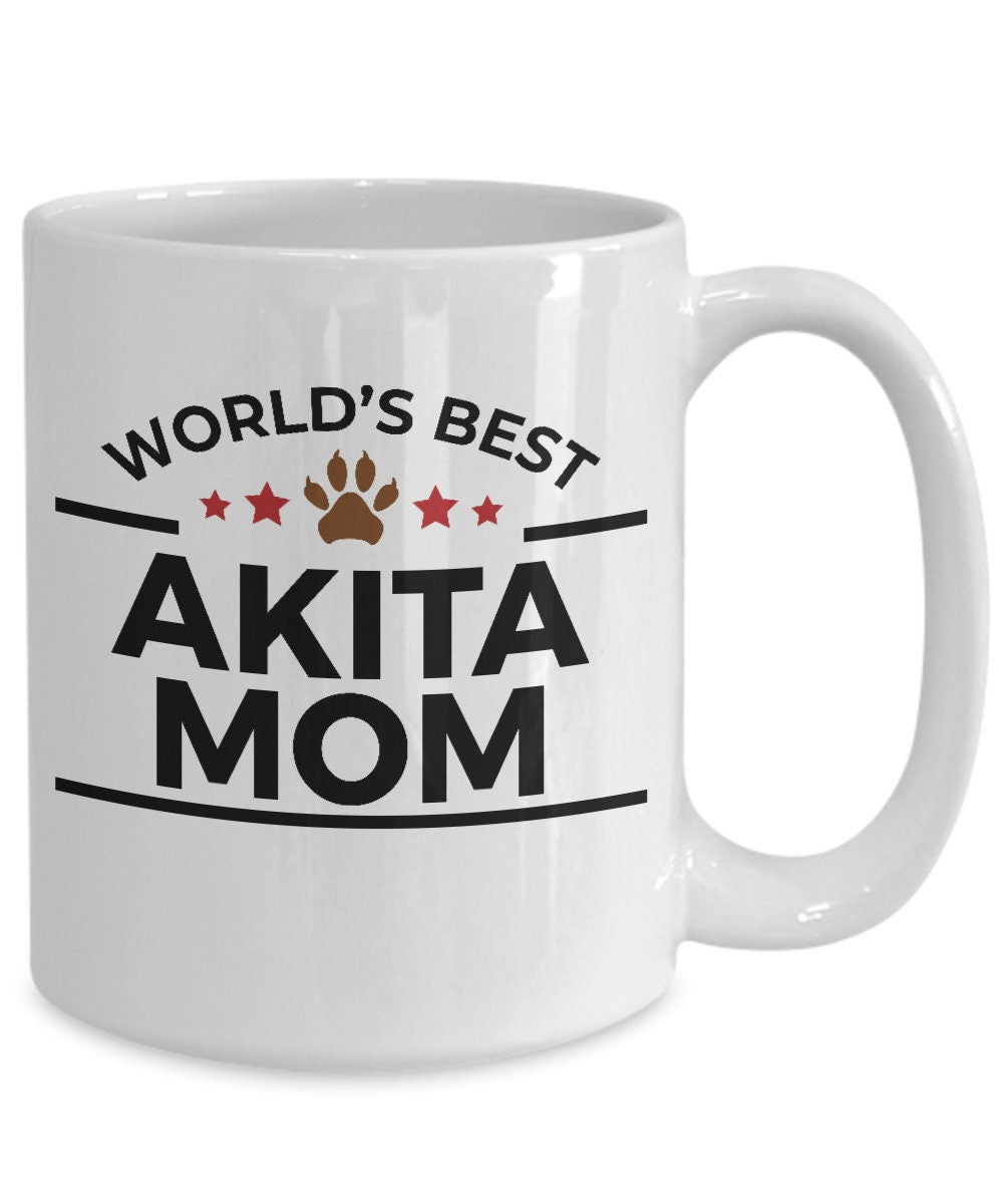 Akita Dog Mom Coffee Mug - Mallard Moon Gift Shop