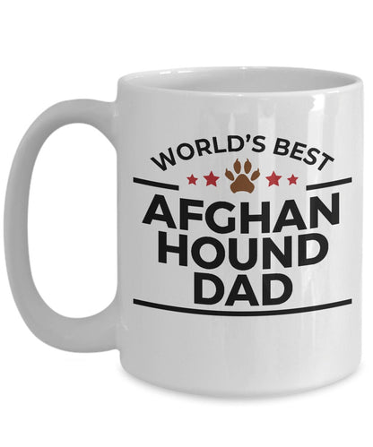 Afghan Hound Dog Dad Mug - Mallard Moon Gift Shop