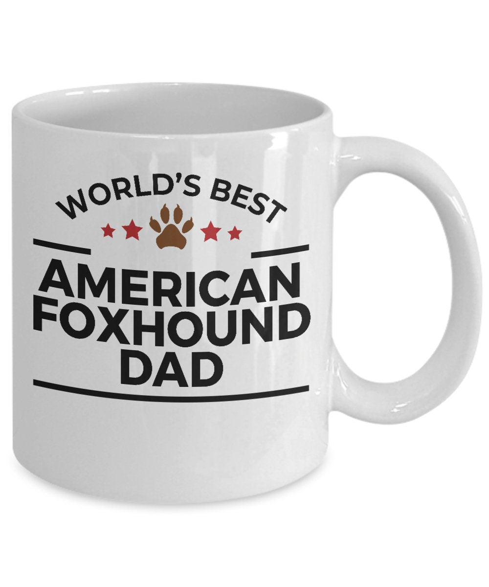 American Foxhound Dog Dad Mug - Mallard Moon Gift Shop