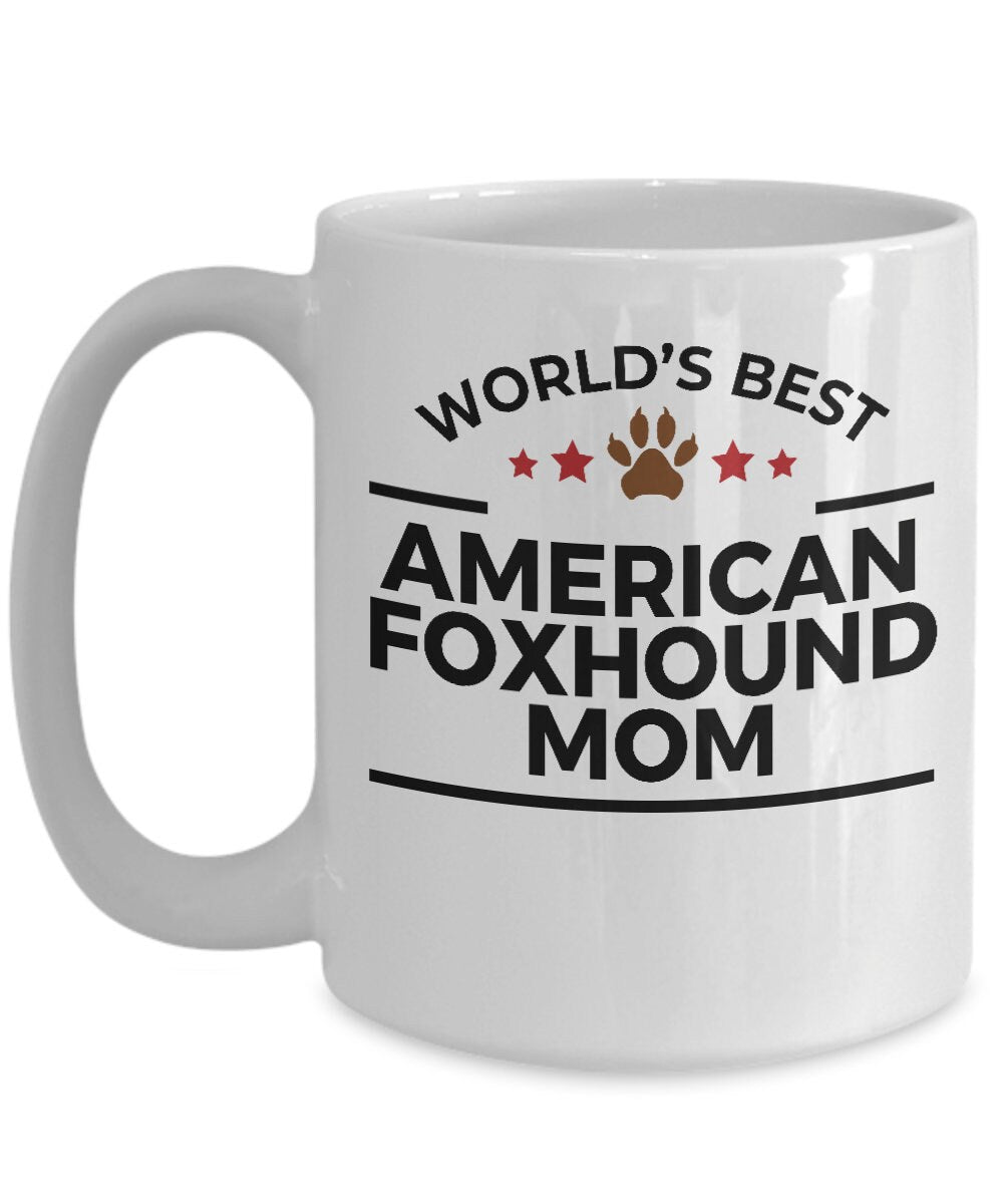 American Foxhound Dog Mom Coffee Mug - Mallard Moon Gift Shop