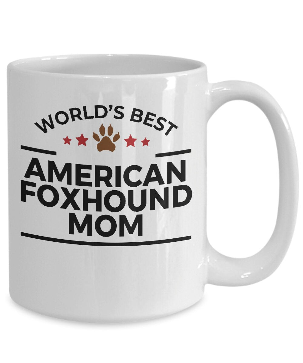 American Foxhound Dog Mom Coffee Mug - Mallard Moon Gift Shop