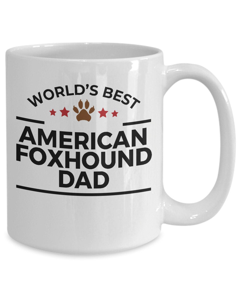 American Foxhound Dog Dad Mug - Mallard Moon Gift Shop