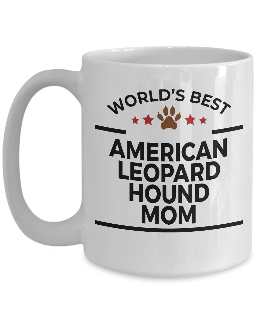 American Leopard Hound Dog Mom Mug - Mallard Moon Gift Shop