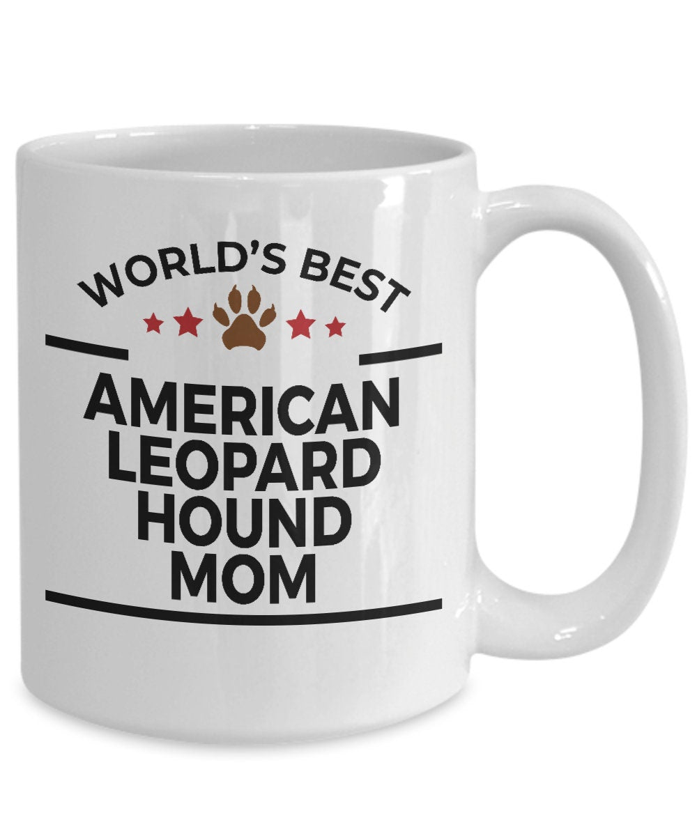 American Leopard Hound Dog Mom Mug - Mallard Moon Gift Shop
