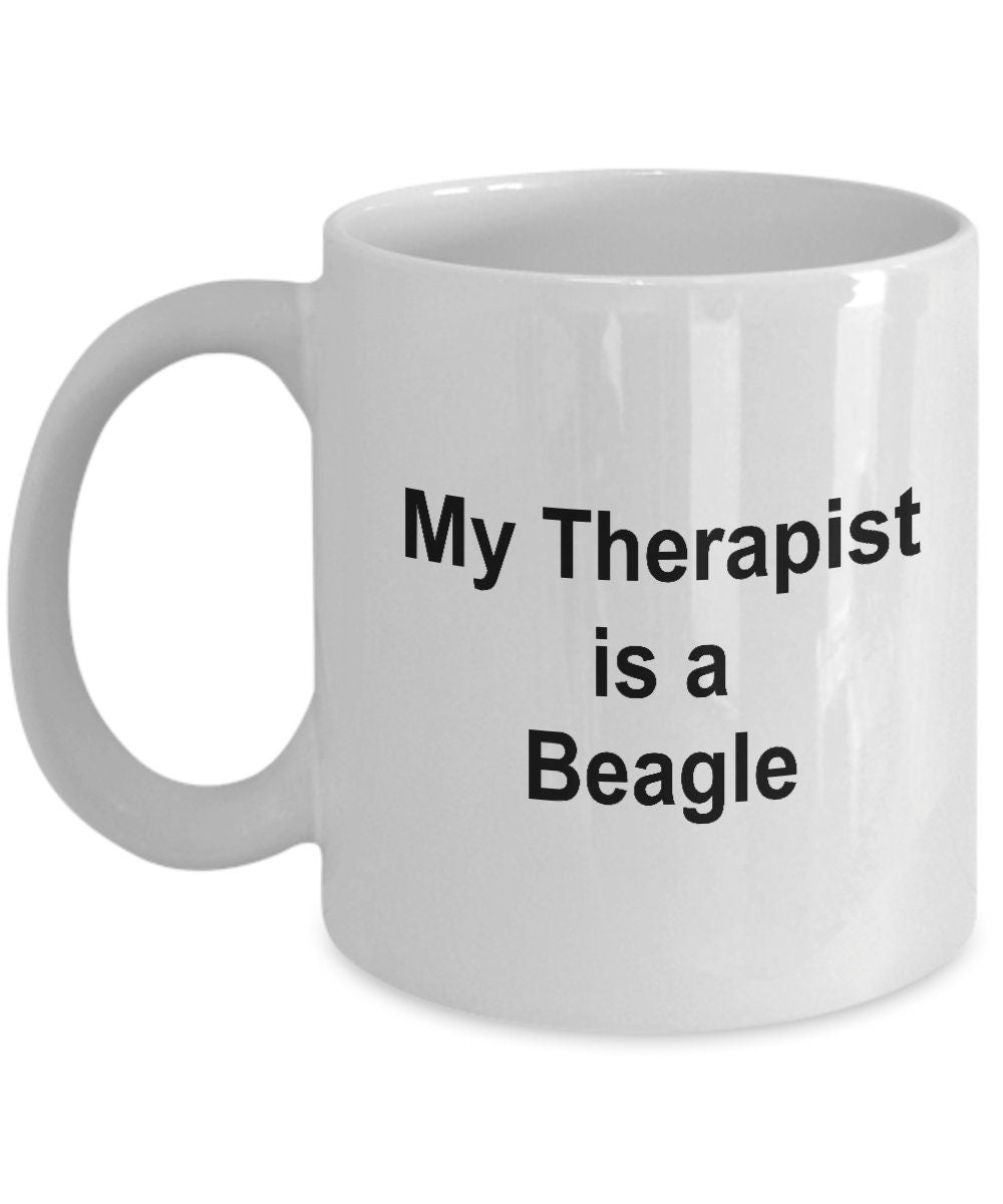 Beagle Dog Therapist Mug - Mallard Moon Gift Shop
