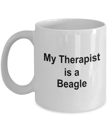 Beagle Dog Therapist Mug - Mallard Moon Gift Shop