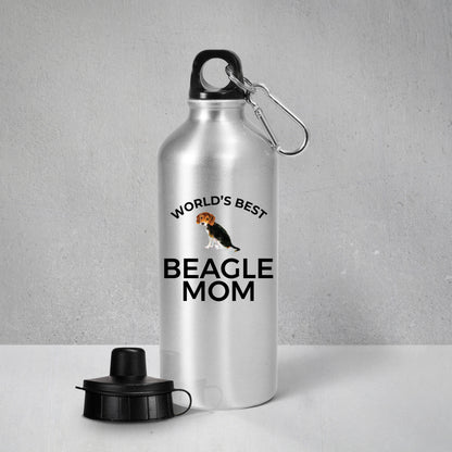 Beagle Dog Mom Water Bottle - Mallard Moon Gift Shop