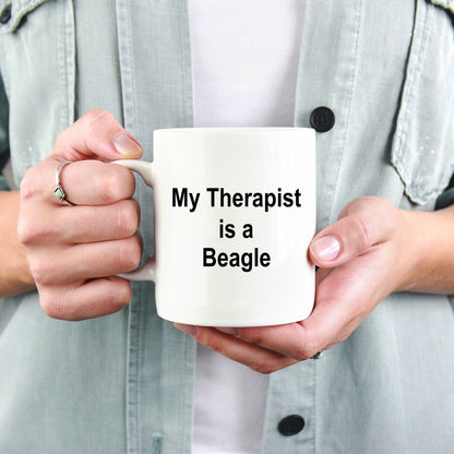 Beagle Dog Therapist Mug - Mallard Moon Gift Shop