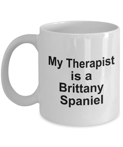 Brittany Spaniel Dog Therapist Mug - Mallard Moon Gift Shop