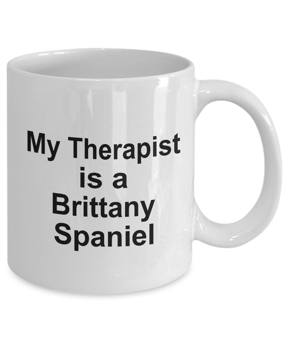 Brittany Spaniel Dog Therapist Mug - Mallard Moon Gift Shop