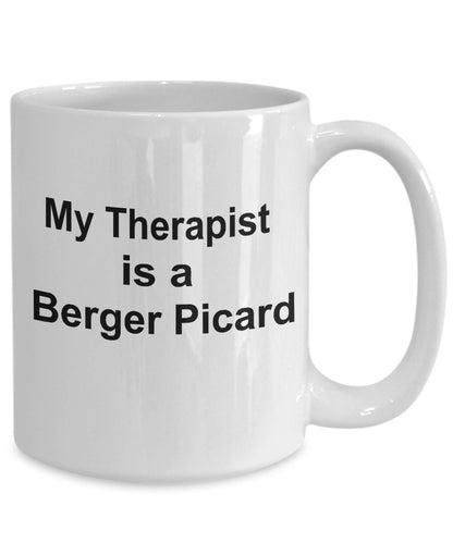 Berger Picard Dog Therapist Mug - Mallard Moon Gift Shop