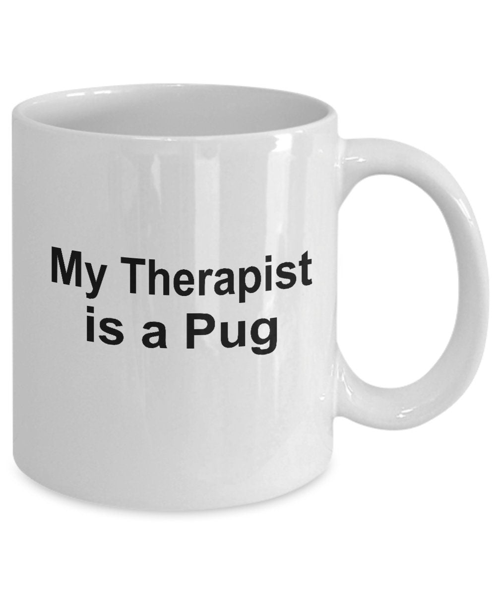 Pug Therapist Dog Mug - Mallard Moon Gift Shop