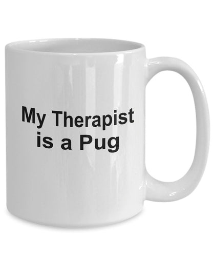 Pug Therapist Dog Mug - Mallard Moon Gift Shop