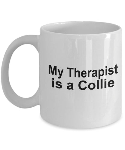 Collie Dog Therapist Mug - Mallard Moon Gift Shop