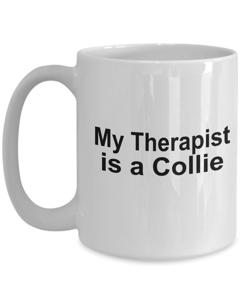 Collie Dog Therapist Mug - Mallard Moon Gift Shop