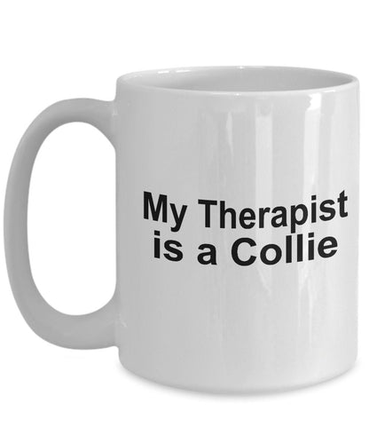 Collie Dog Therapist Mug - Mallard Moon Gift Shop