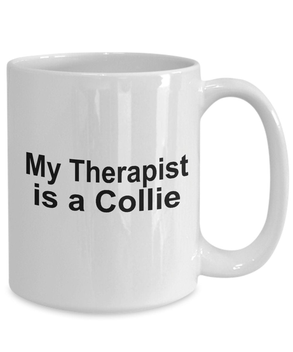 Collie Dog Therapist Mug - Mallard Moon Gift Shop