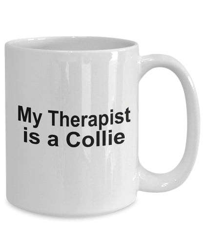 Collie Dog Therapist Mug - Mallard Moon Gift Shop