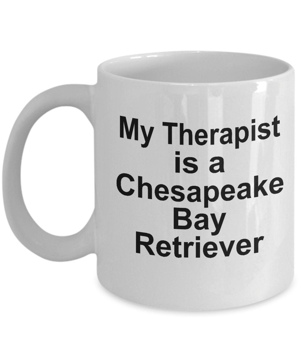 Chesapeake Bay Retriever Dog Therapist Mug - Mallard Moon Gift Shop