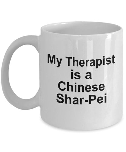 Chinese Shar-Pei Dog Therapist Mug - Mallard Moon Gift Shop