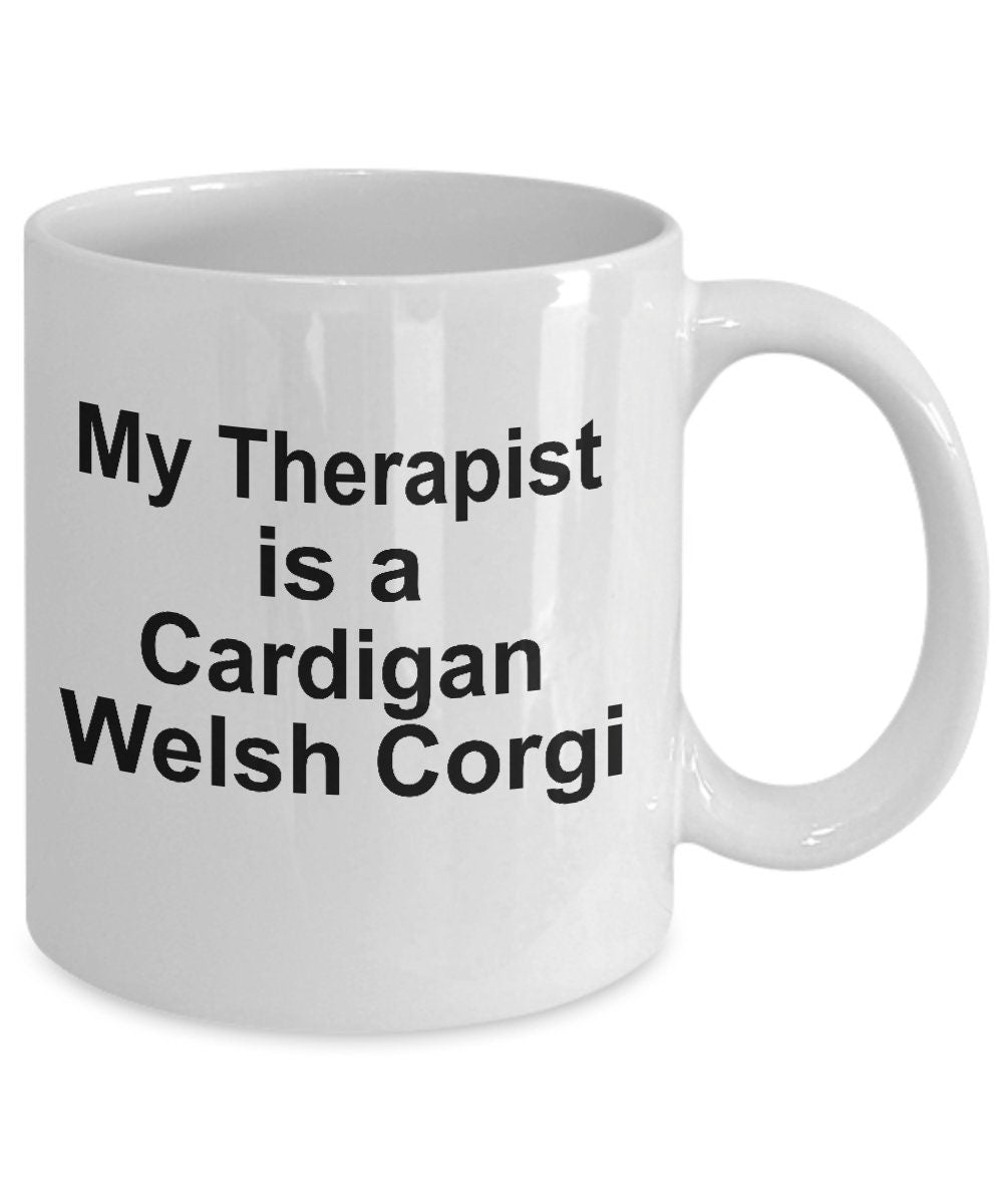 Cardigan Welsh Corgi Dog Therapist Mug - Mallard Moon Gift Shop