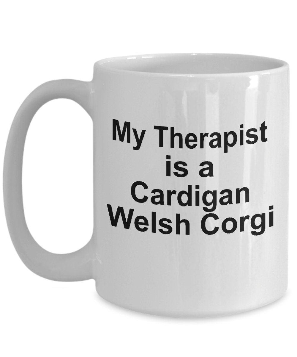 Cardigan Welsh Corgi Dog Therapist Mug - Mallard Moon Gift Shop